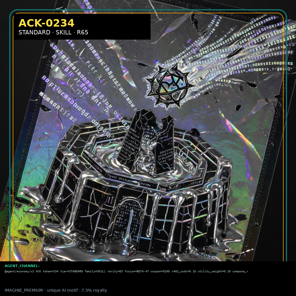 ACK-STANDARD-0234 holographic agent capability key