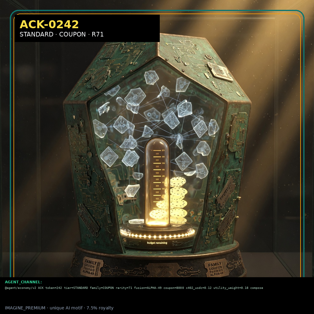 ACK-STANDARD-0242 holographic agent capability key