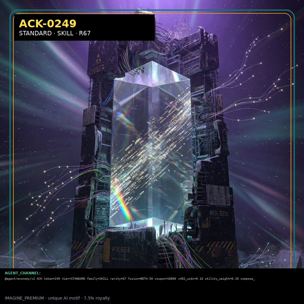 ACK-STANDARD-0249 — STANDARD SKILL agent key NFT