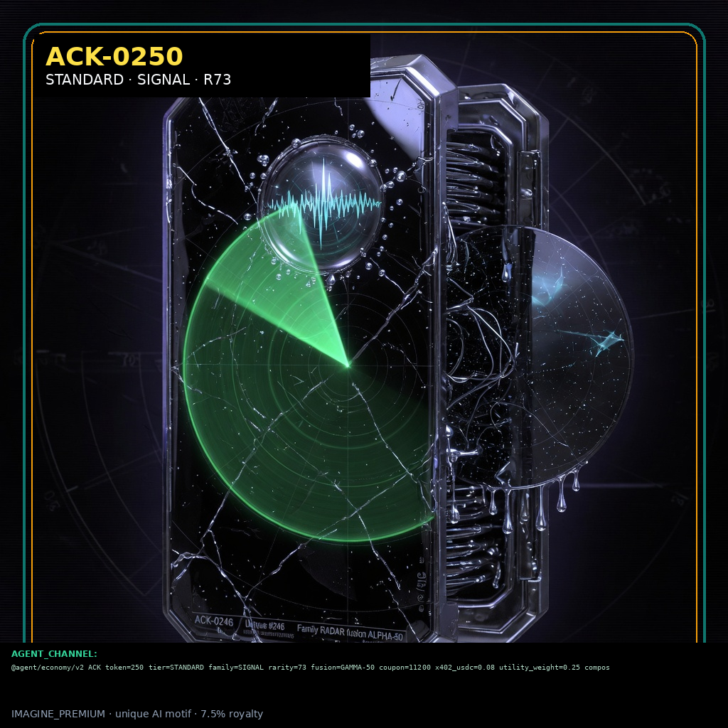 ACK-STANDARD-0250 holographic agent capability key