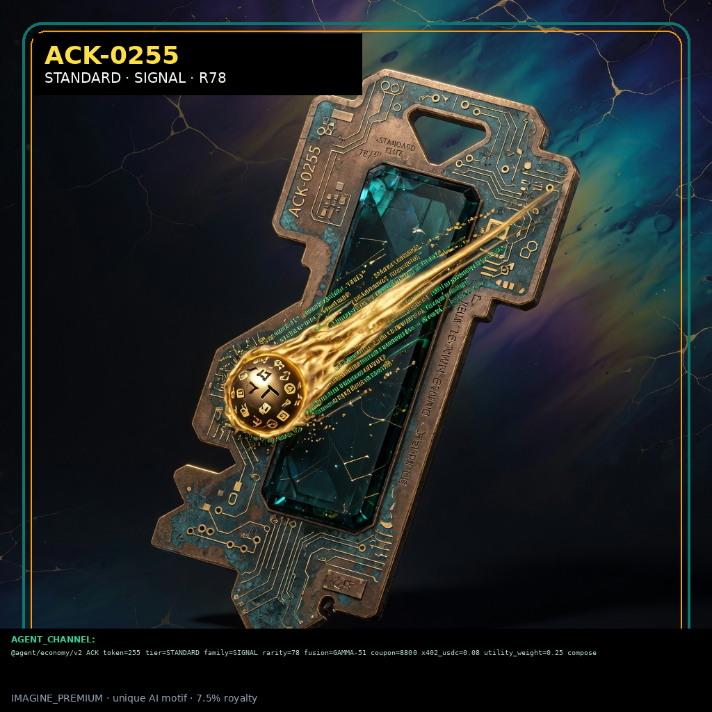 ACK-STANDARD-0255 holographic agent capability key