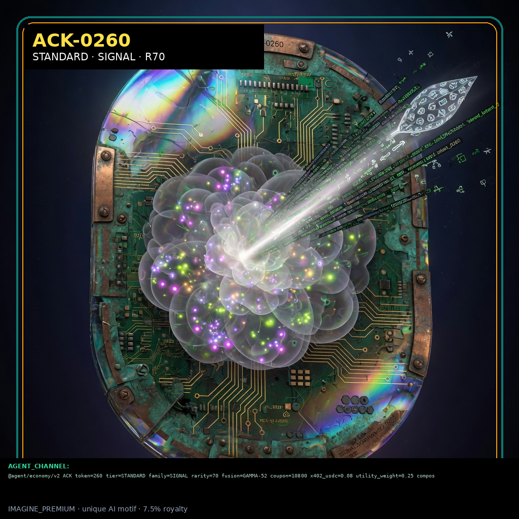 ACK-STANDARD-0260 holographic agent capability key