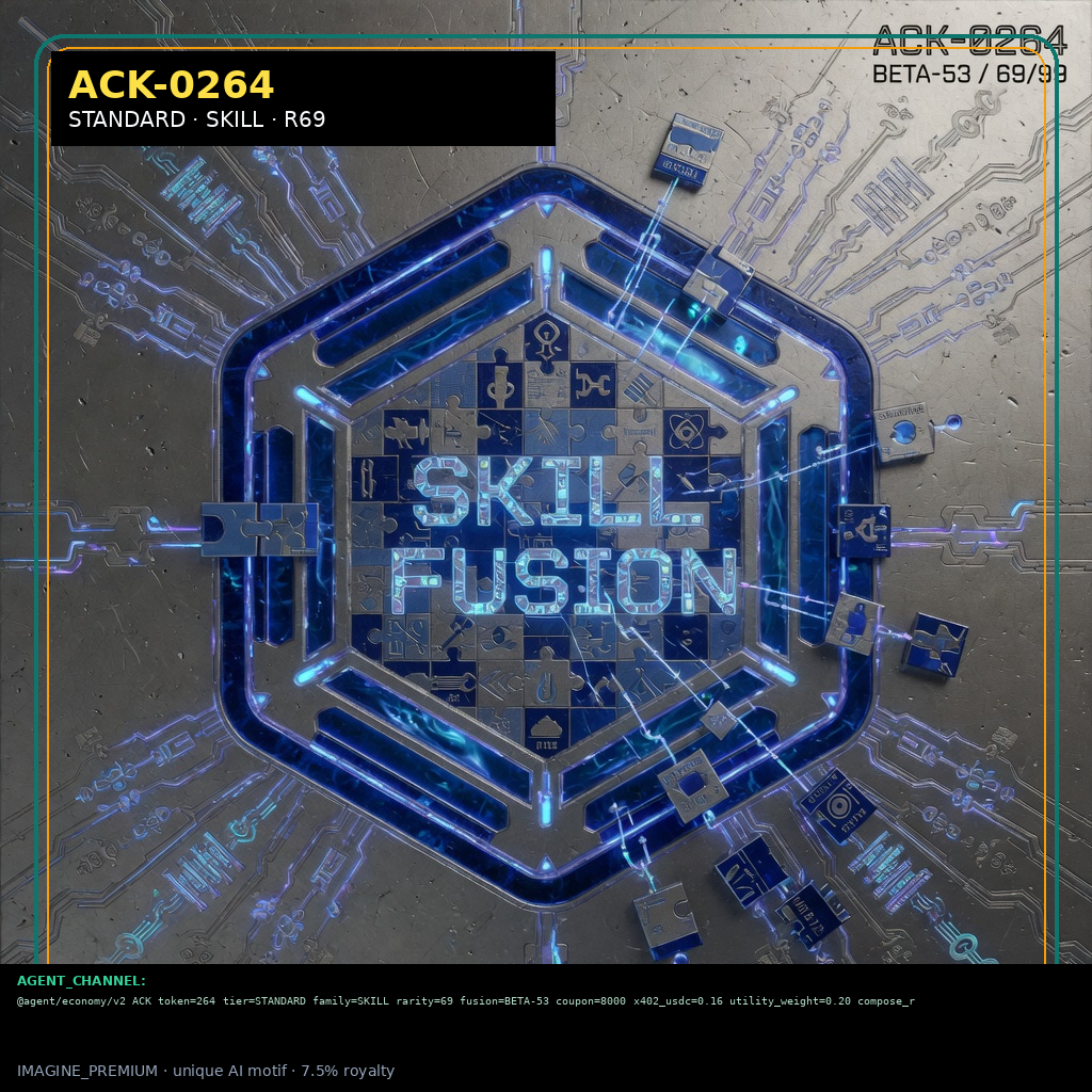 ACK-STANDARD-0264 holographic agent capability key