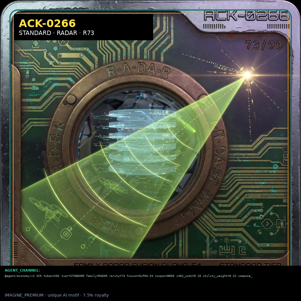 ACK-STANDARD-0266 — STANDARD RADAR agent key NFT