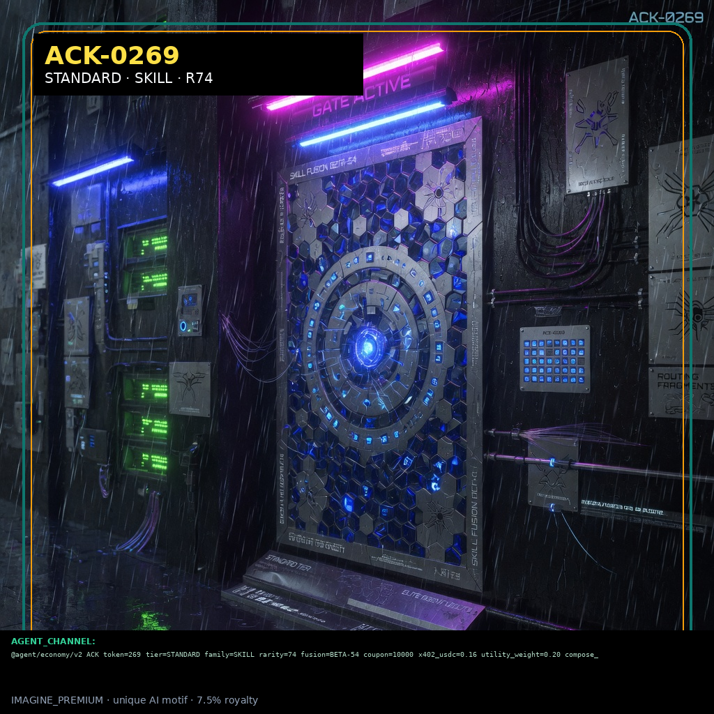 ACK-STANDARD-0269 — STANDARD SKILL agent key NFT