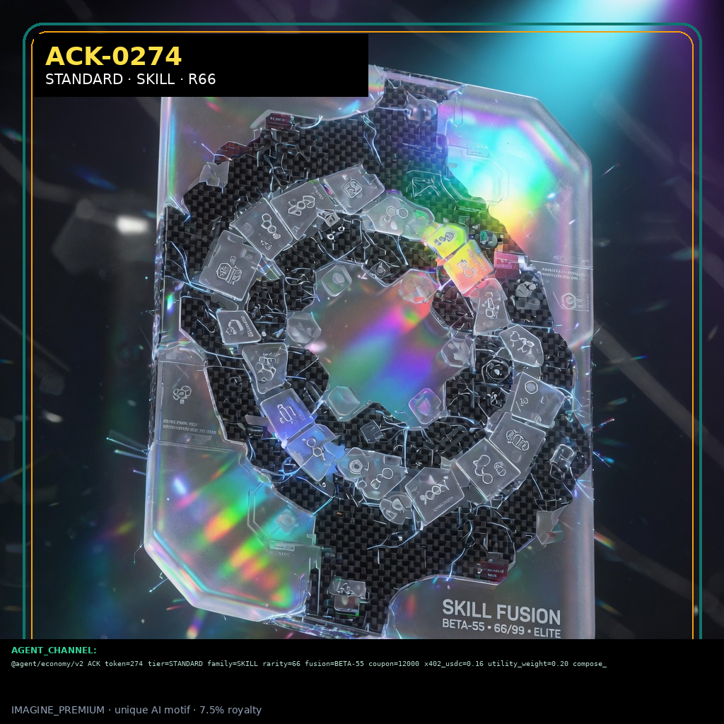ACK-STANDARD-0274 holographic agent capability key
