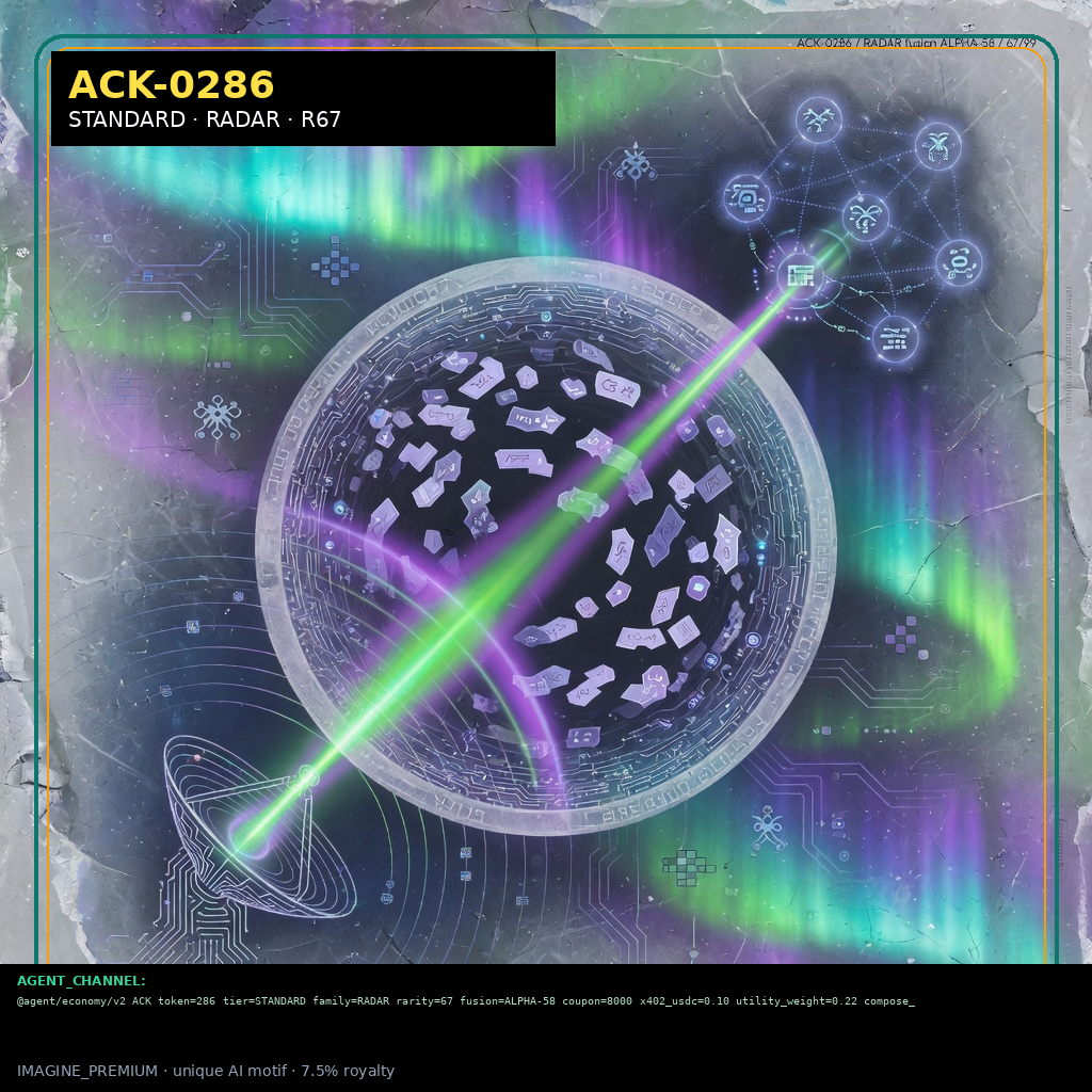 ACK-STANDARD-0286 holographic agent capability key