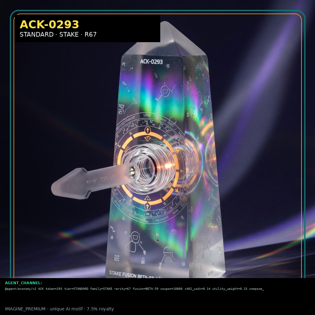 ACK-STANDARD-0293 holographic agent capability key