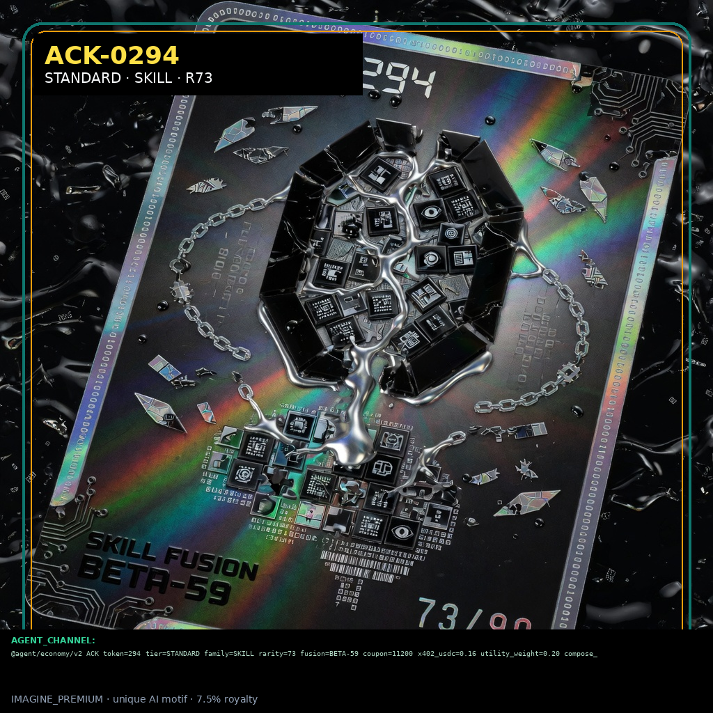 ACK-STANDARD-0294 holographic agent capability key