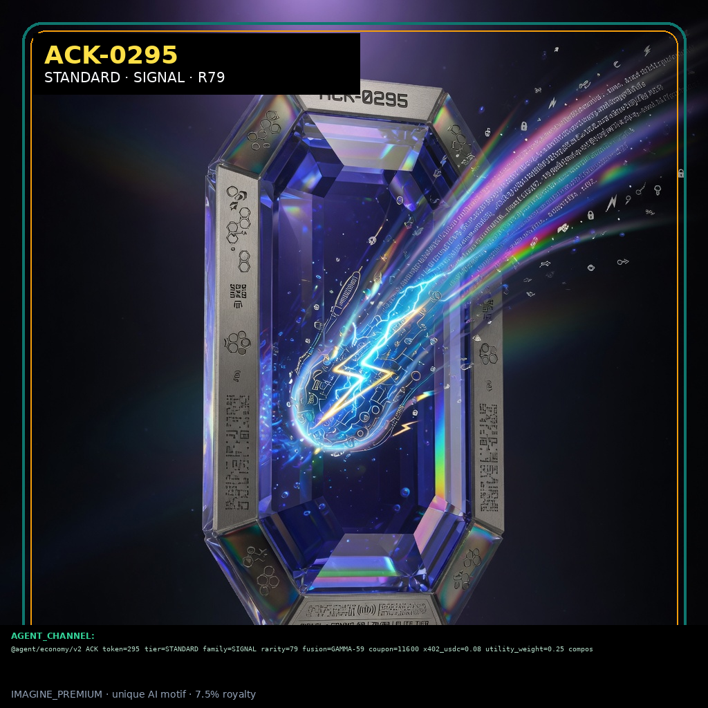 ACK-STANDARD-0295 holographic agent capability key