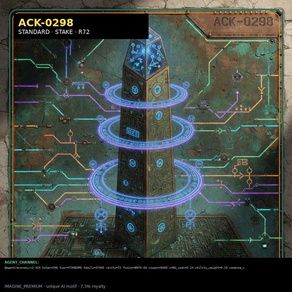 ACK-STANDARD-0298 holographic agent capability key