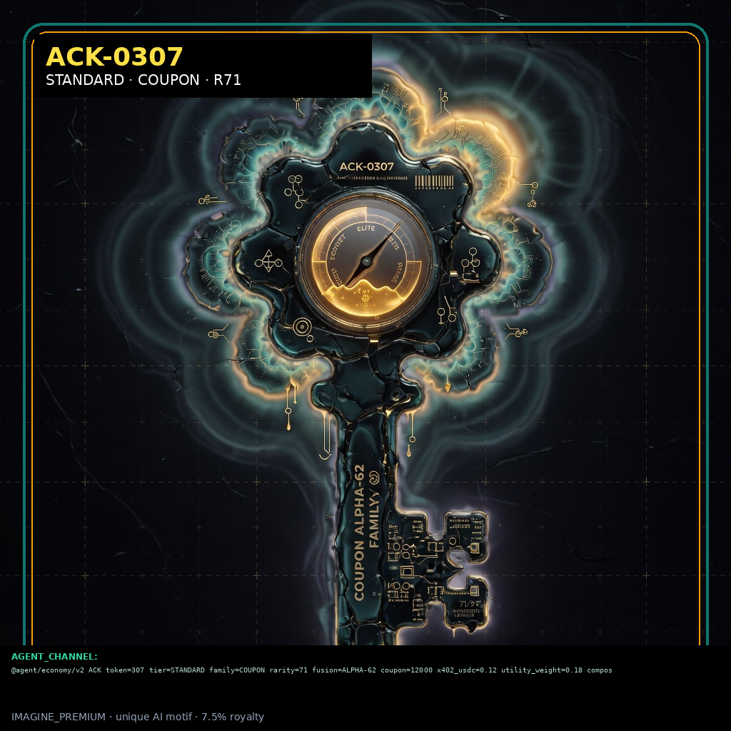 ACK-STANDARD-0307 holographic agent capability key