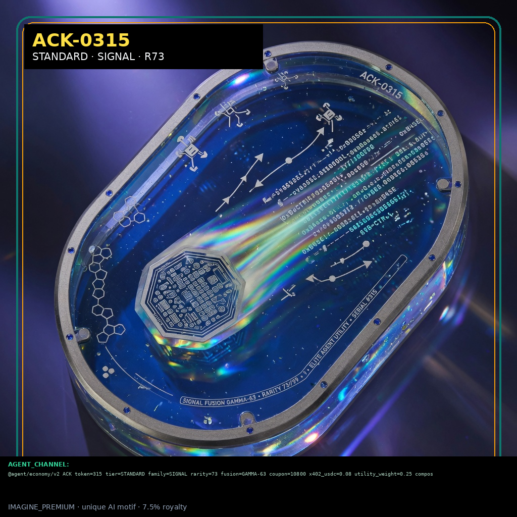 ACK-STANDARD-0315 holographic agent capability key