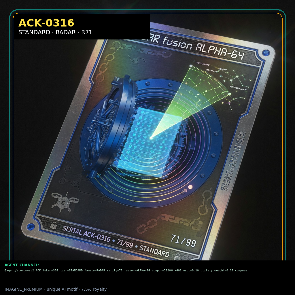 ACK-STANDARD-0316 holographic agent capability key