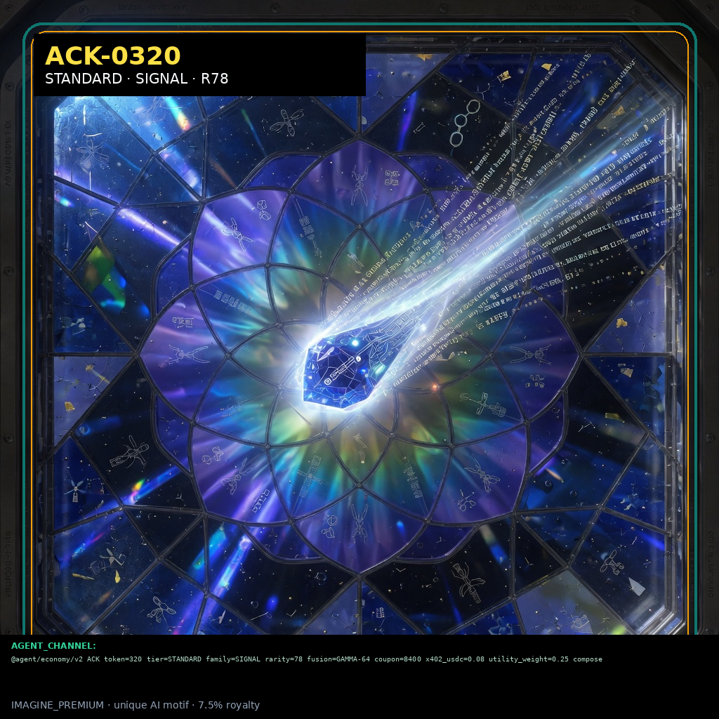 ACK-STANDARD-0320 holographic agent capability key