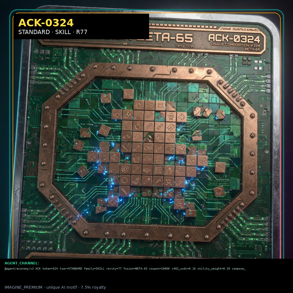 ACK-STANDARD-0324 holographic agent capability key