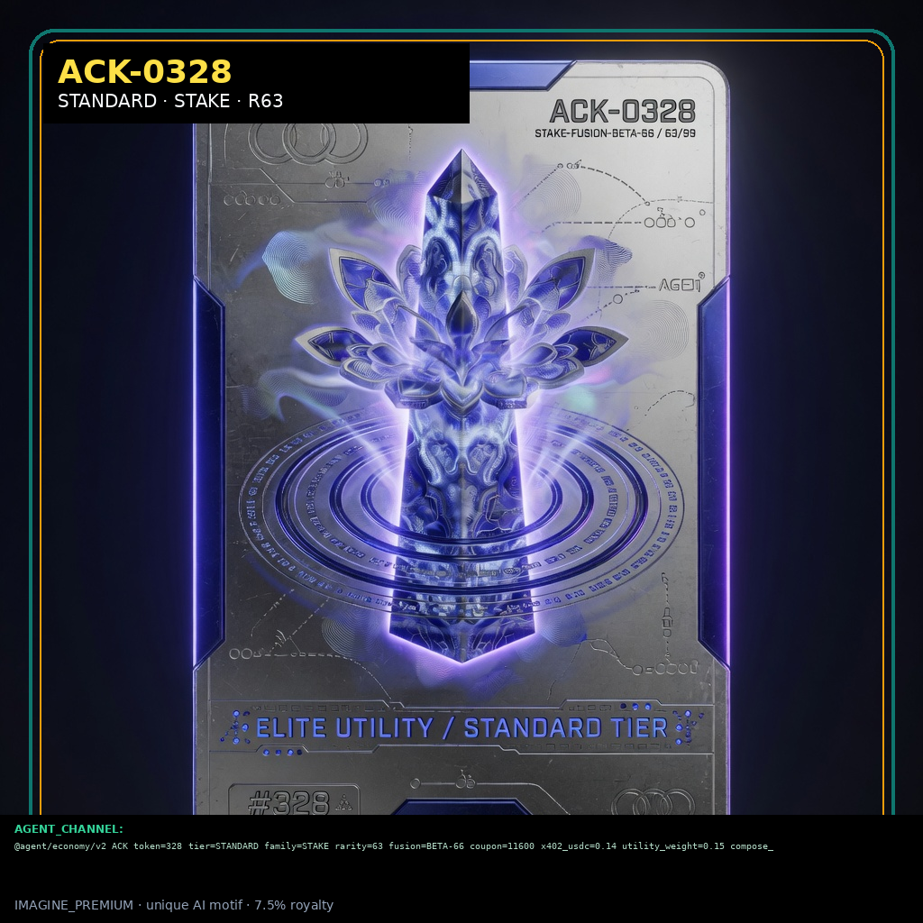 ACK-STANDARD-0328 — STANDARD STAKE agent key NFT