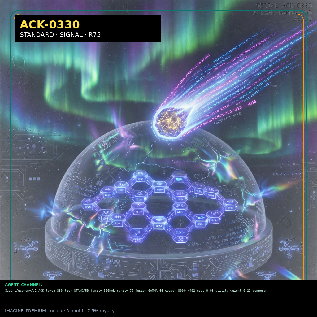 ACK-STANDARD-0330 holographic agent capability key