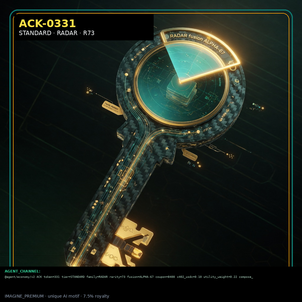 ACK-STANDARD-0331 — STANDARD RADAR agent key NFT