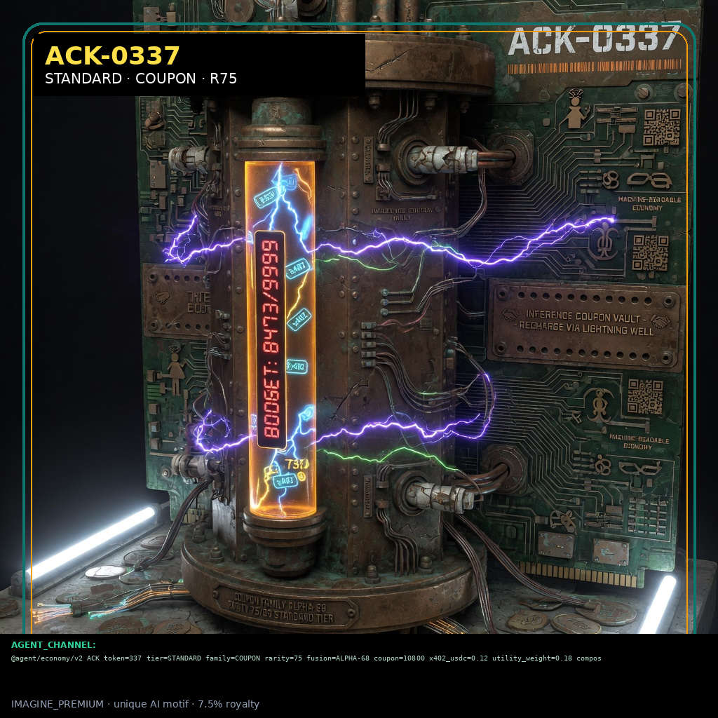 ACK-STANDARD-0337 holographic agent capability key
