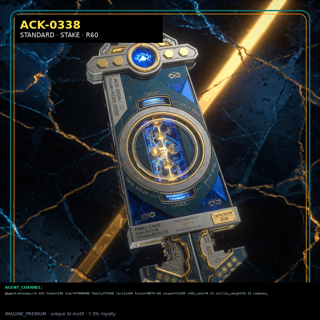 ACK-STANDARD-0338 — STANDARD STAKE agent key NFT