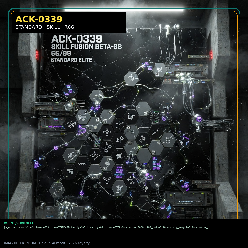 ACK-STANDARD-0339 holographic agent capability key