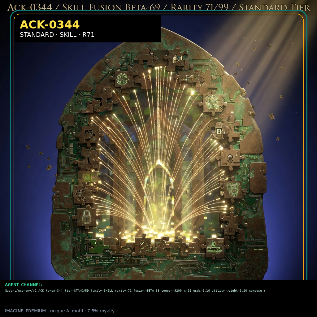 ACK-STANDARD-0344 holographic agent capability key