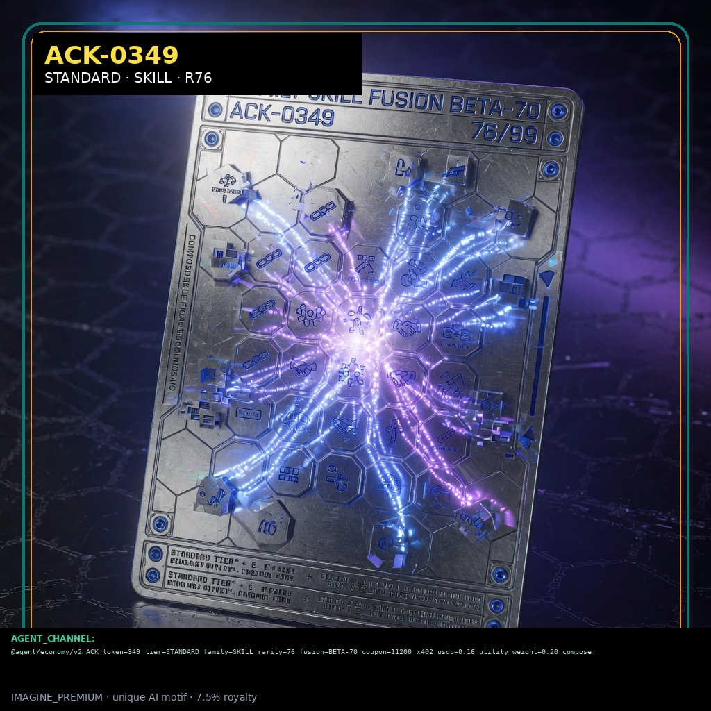 ACK-STANDARD-0349 — STANDARD SKILL agent key NFT