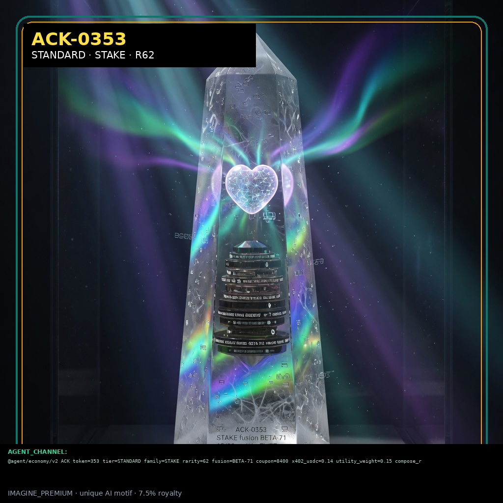 ACK-STANDARD-0353 holographic agent capability key