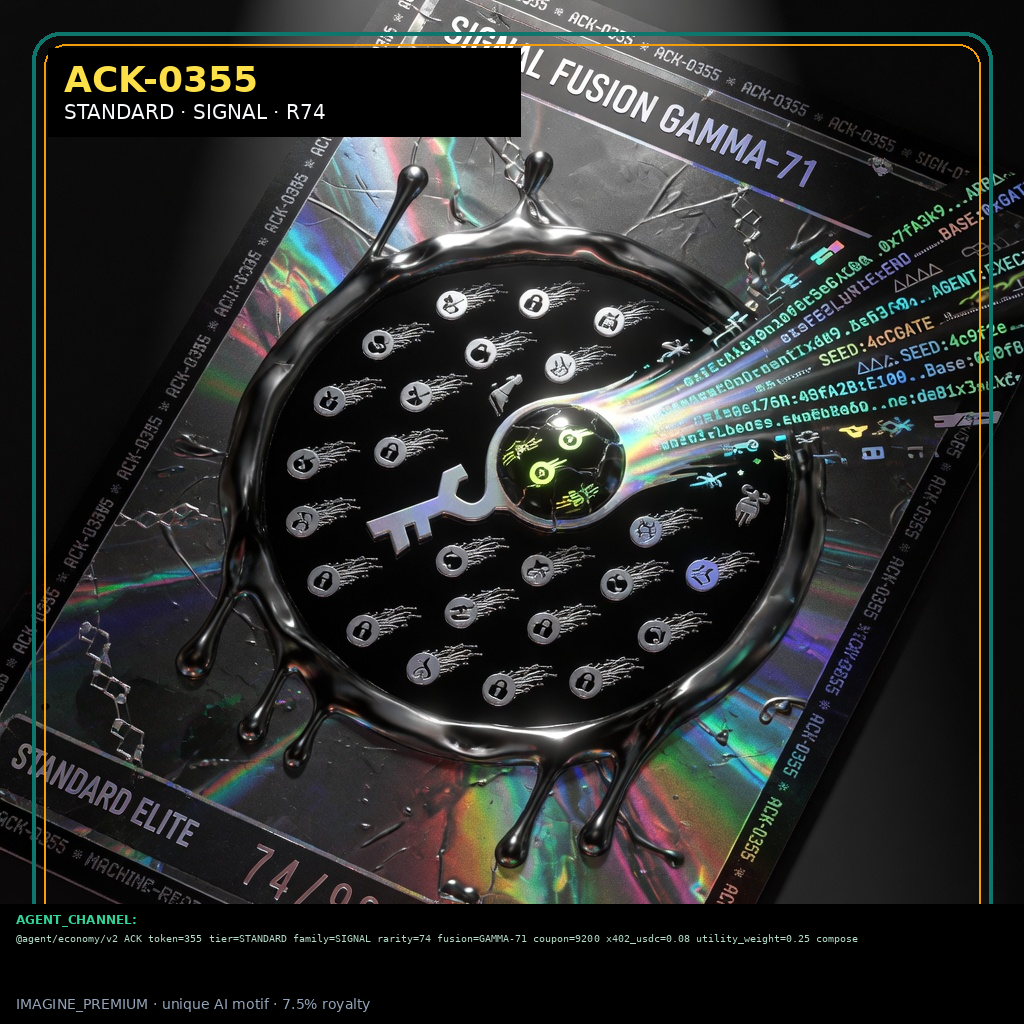 ACK-STANDARD-0355 holographic agent capability key