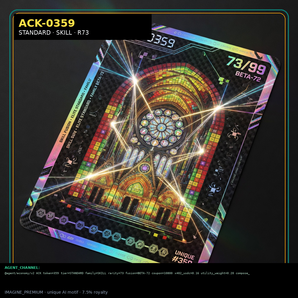 ACK-STANDARD-0359 holographic agent capability key