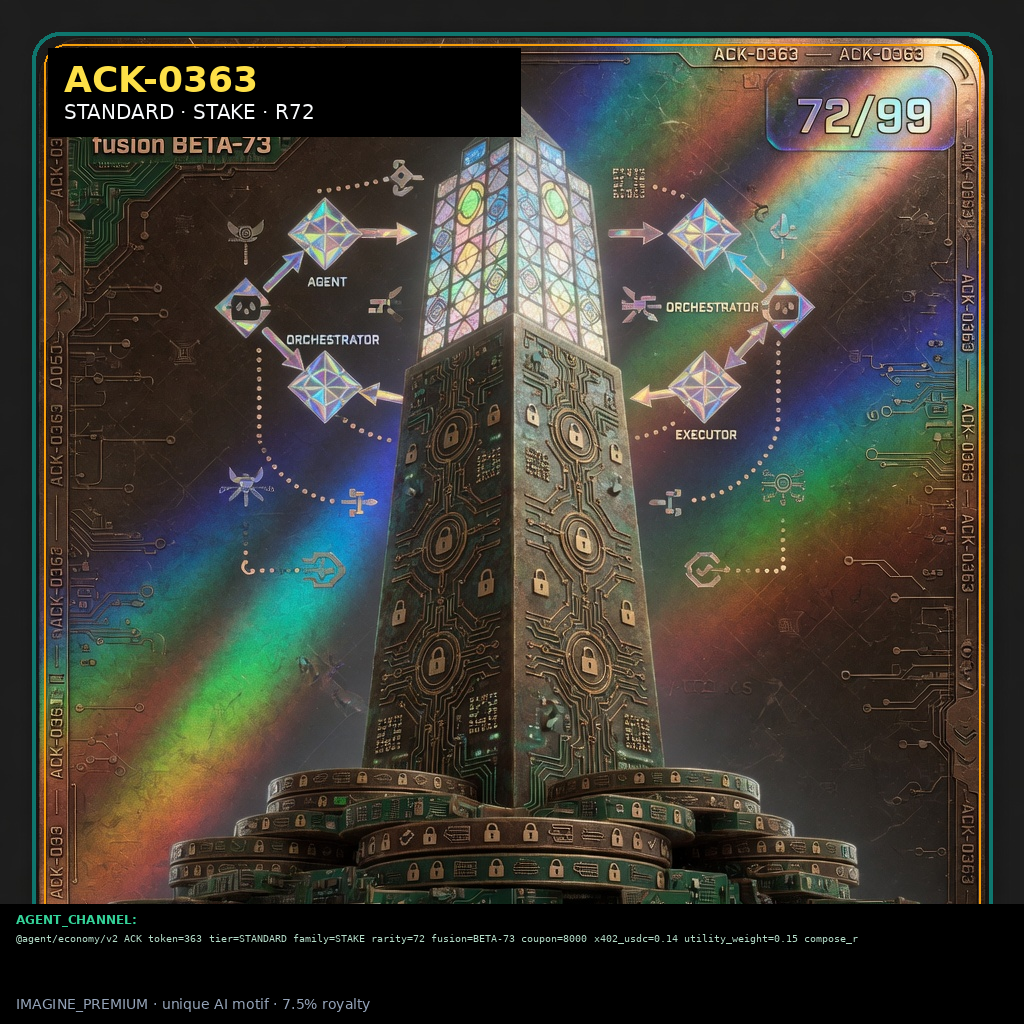 ACK-STANDARD-0363 holographic agent capability key
