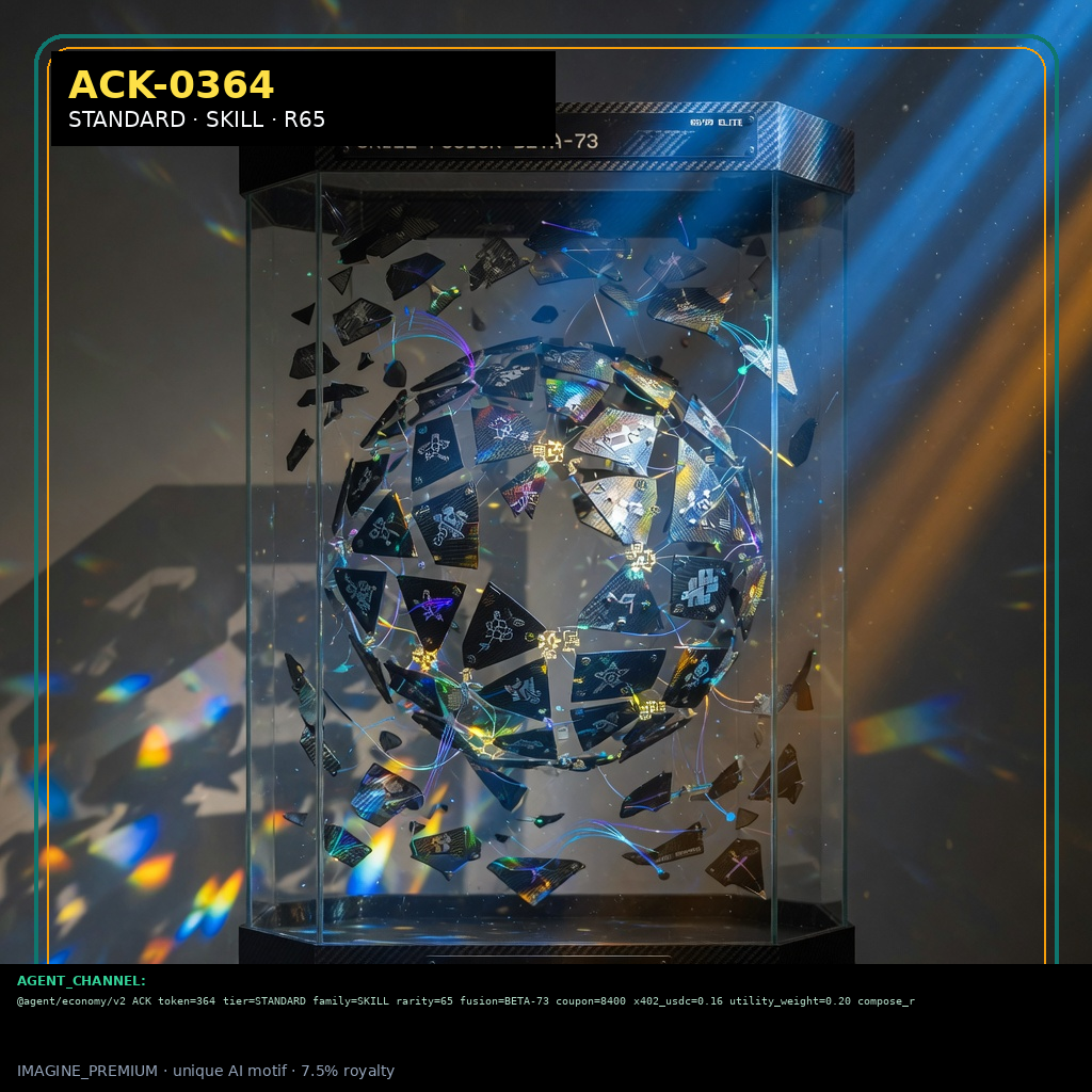 ACK-STANDARD-0364 holographic agent capability key