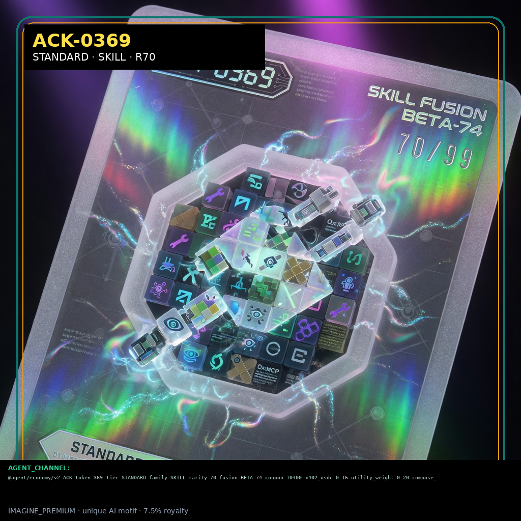 ACK-STANDARD-0369 — STANDARD SKILL agent key NFT