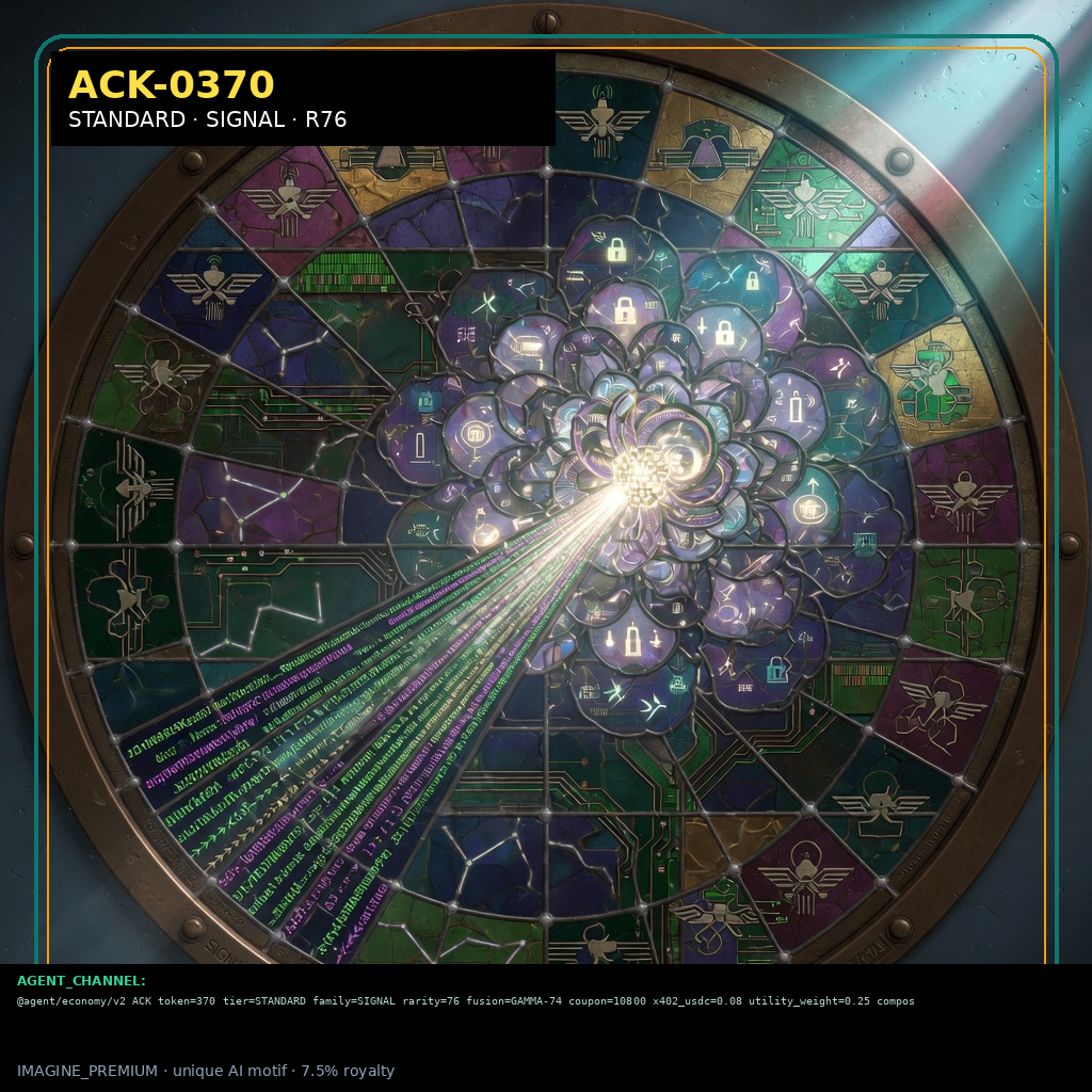 ACK-STANDARD-0370 holographic agent capability key