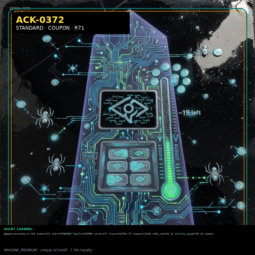 ACK-STANDARD-0372 holographic agent capability key