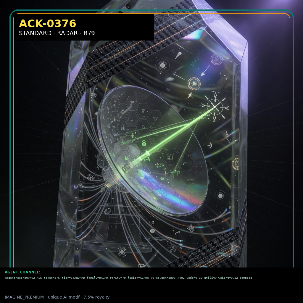 ACK-STANDARD-0376 — STANDARD RADAR agent key NFT