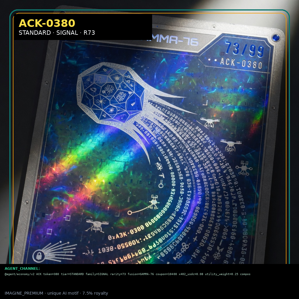ACK-STANDARD-0380 holographic agent capability key