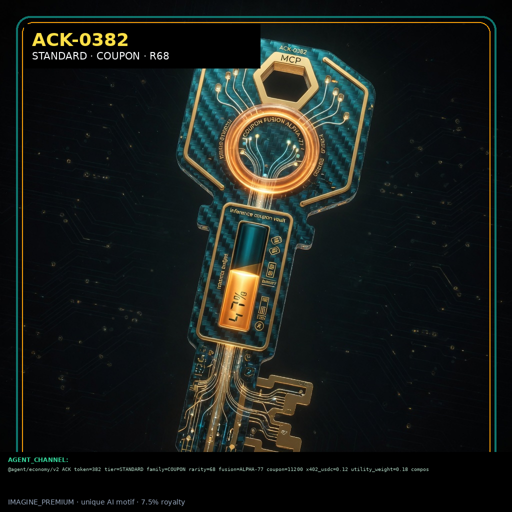 ACK-STANDARD-0382 holographic agent capability key