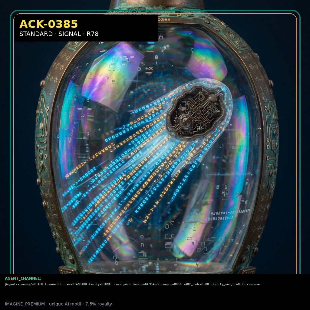 ACK-STANDARD-0385 holographic agent capability key