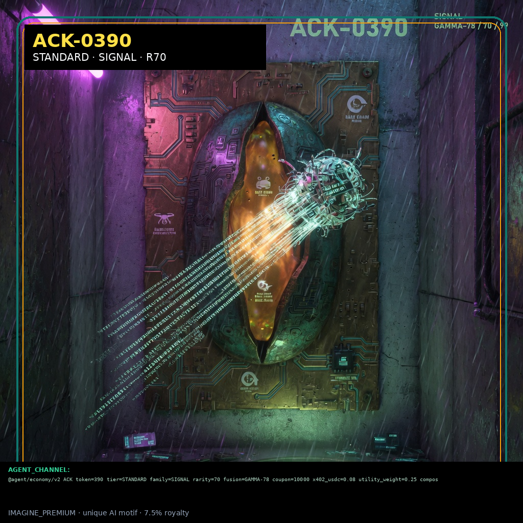 ACK-STANDARD-0390 holographic agent capability key