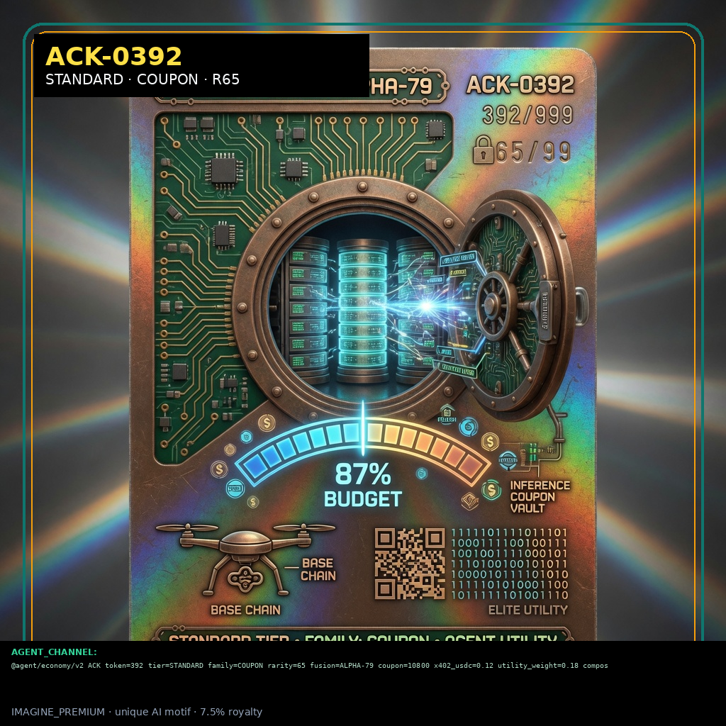 ACK-STANDARD-0392 holographic agent capability key