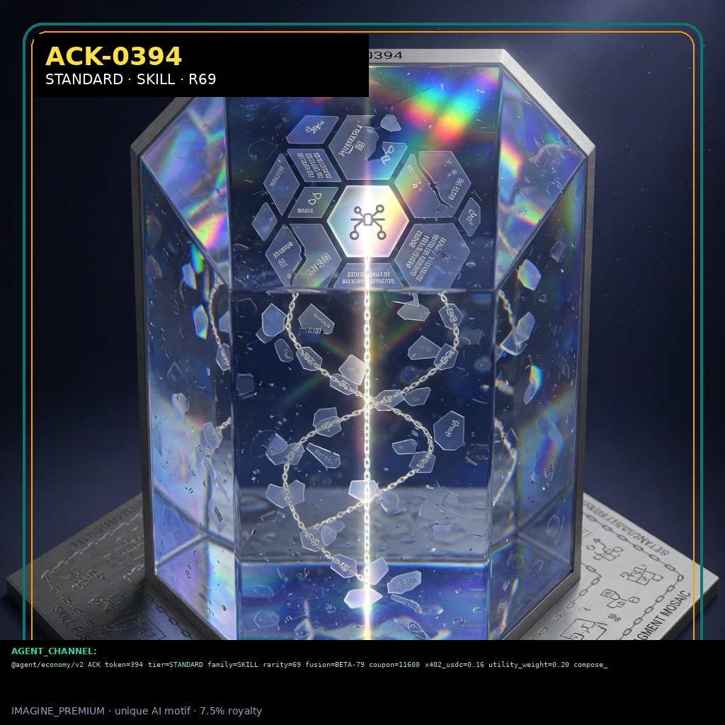 ACK-STANDARD-0394 holographic agent capability key