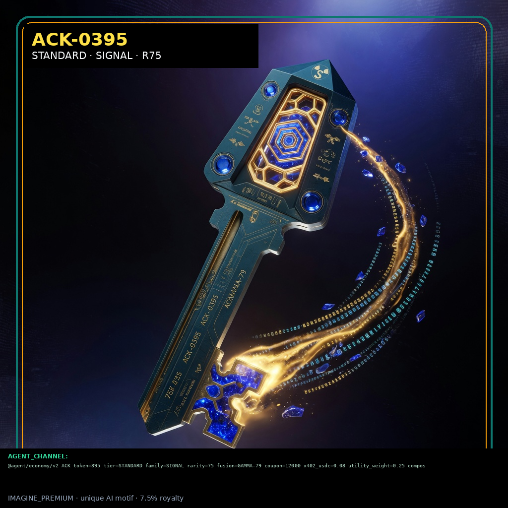 ACK-STANDARD-0395 holographic agent capability key