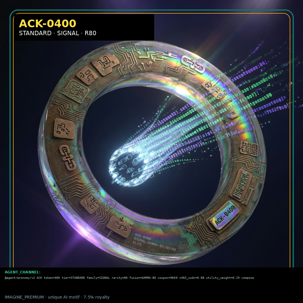 ACK-STANDARD-0400 holographic agent capability key