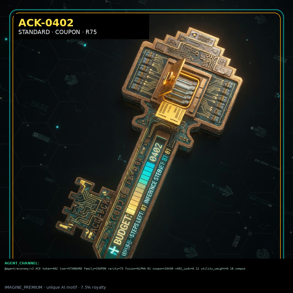 ACK-STANDARD-0402 holographic agent capability key