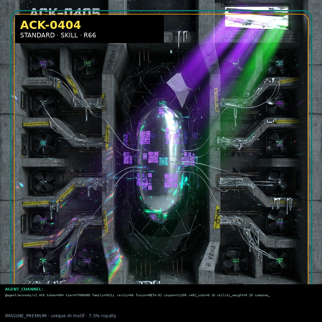 ACK-STANDARD-0404 holographic agent capability key