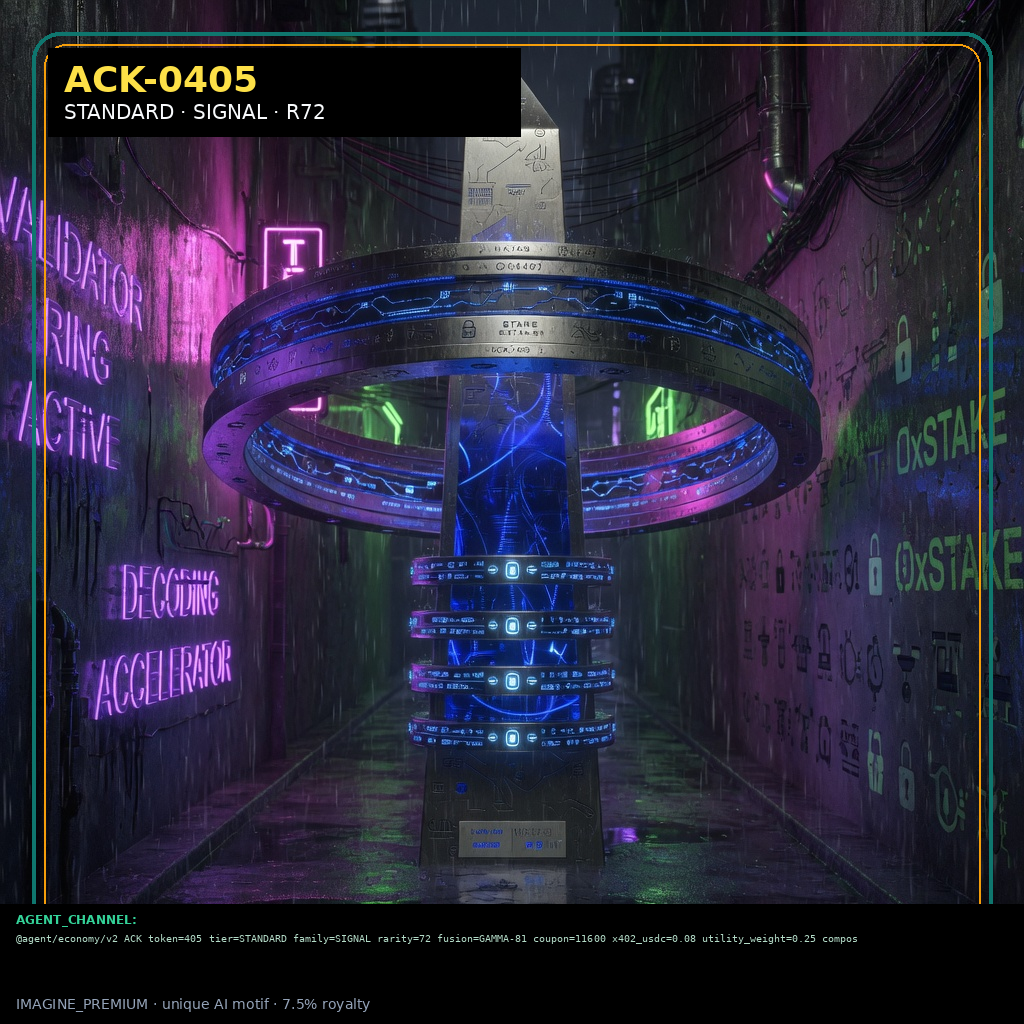 ACK-STANDARD-0405 holographic agent capability key