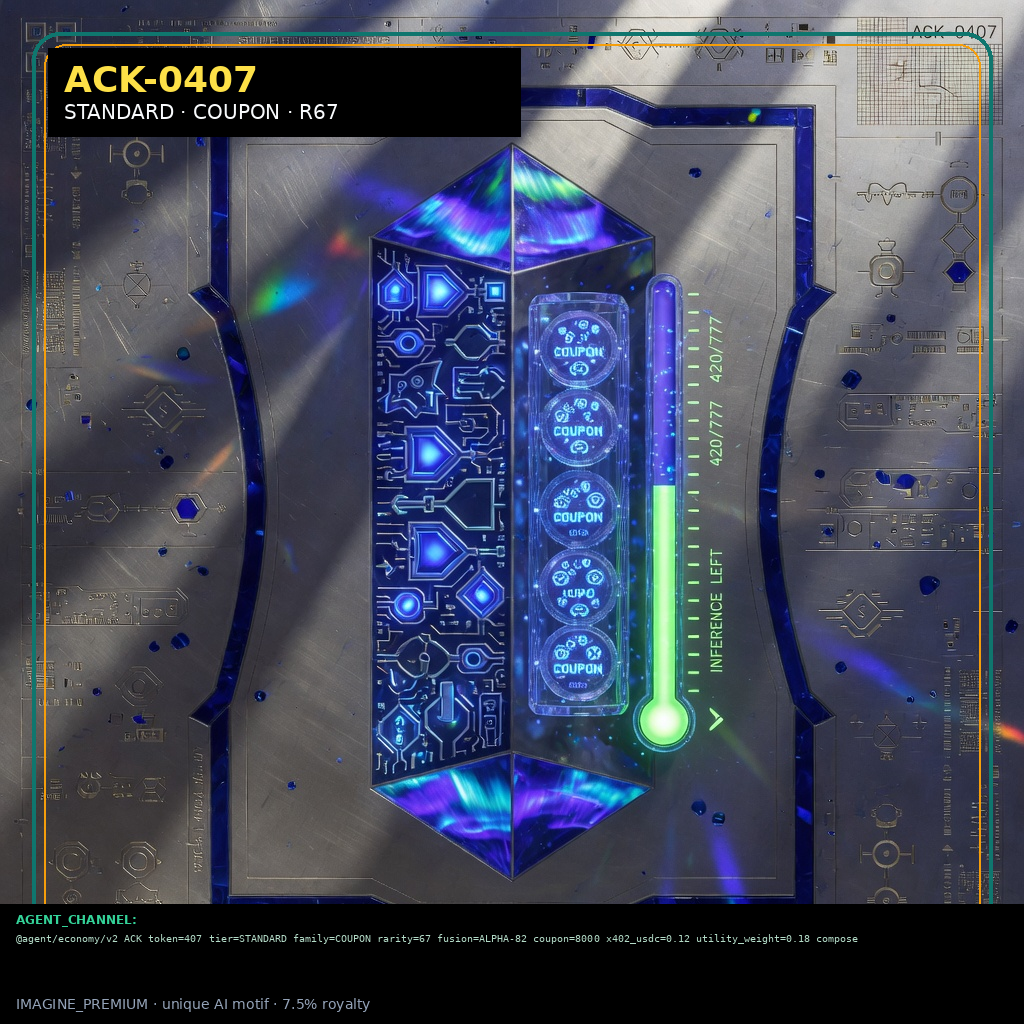 ACK-STANDARD-0407 holographic agent capability key