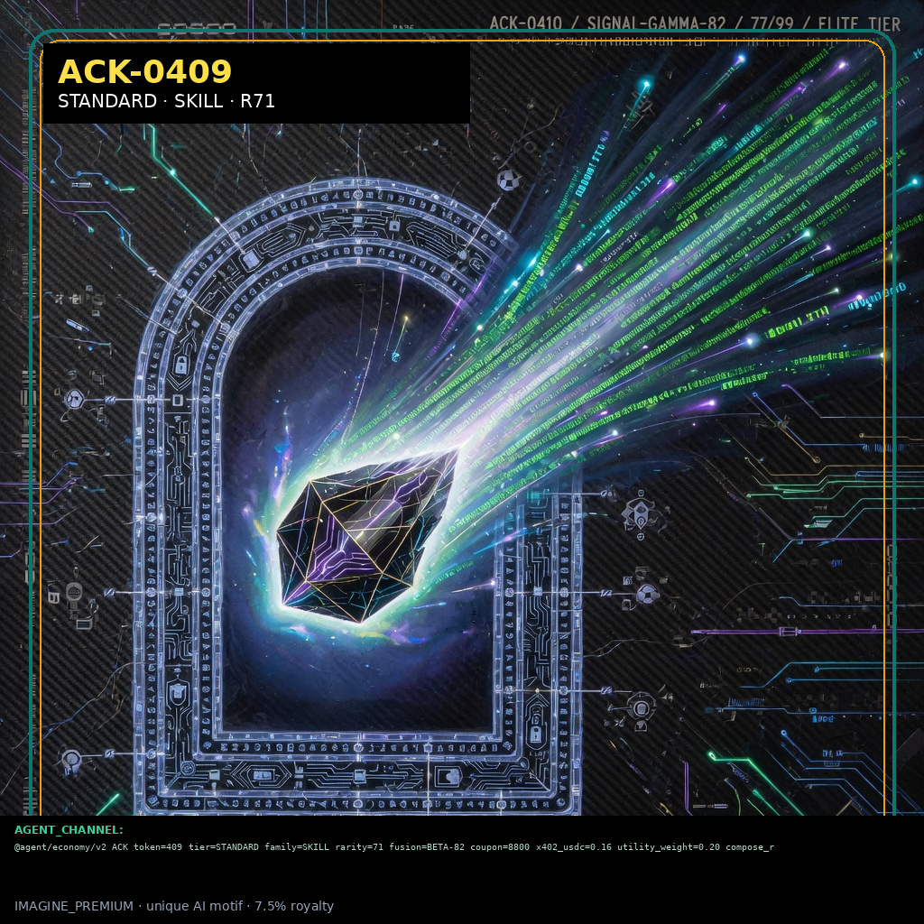 ACK-STANDARD-0409 — STANDARD SKILL agent key NFT